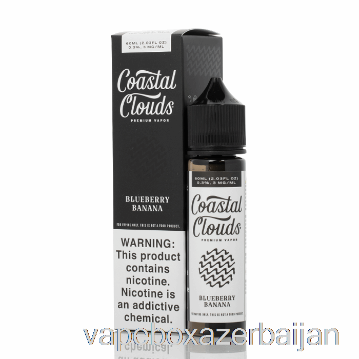 Vape Box Azerbaijan Blueberry Banana - Coastal Clouds Co. - 60mL 0mg